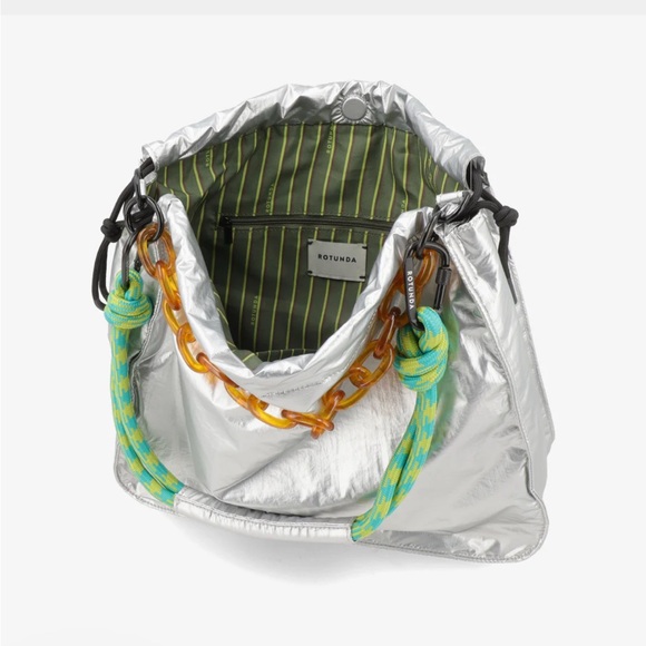 Rotunda Silver Hobo Bag - brand new w tags and duster bag - Picture 4 of 6